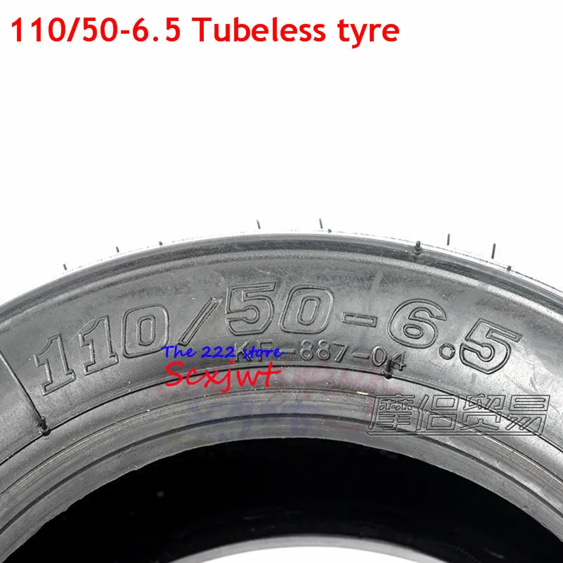 11 Inch 90/65 -6.5 Front Vacuum Tire or 110/50-6.5 Rear Tubeless Tyre for 47-49cc Mini Dirt Bike E Scooter  Moto Wheel Parts