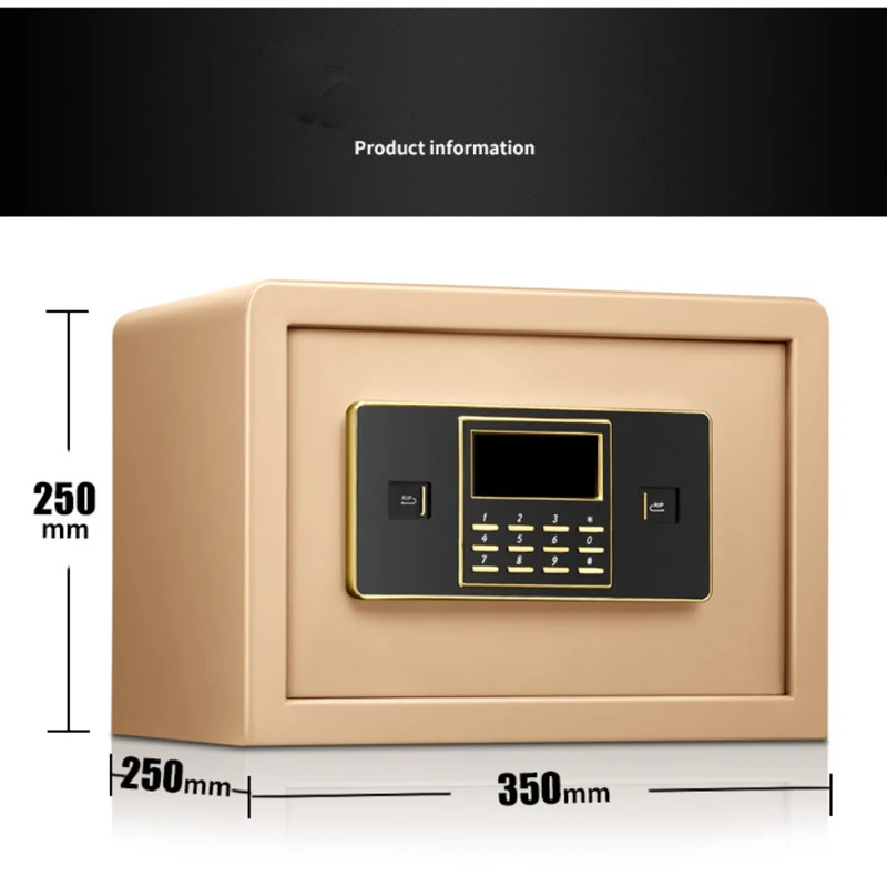 Safety Box Anti-theft Electronic Storage Bank Security Money Jewelry Storage Collection Home Office Security Storage Box DHZ0055