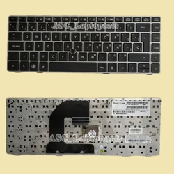 Nieuwe Laitn Spaans Español Teclado Toetsenbord Voor Hp Elitebook 8460P 8460W 8470P 8470W Zilver Frame Zwart met Point Stick