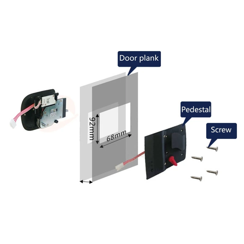 RV Remote Lock Entry Door Latch Lock Anti-theft Lock for Travel Trailer Motorhome RV Security Supplies