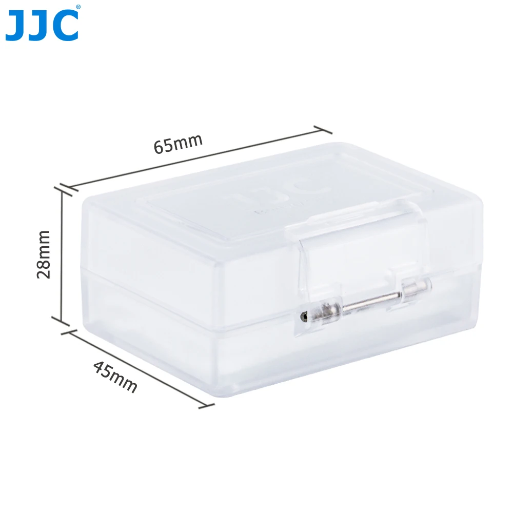 JJC 4 팩 방수 카메라 배터리 케이스 캐논 LP-E6N LP-E8 LP-E12 니콘 LP-E17 소니 EN-EL15 EN-EL14A