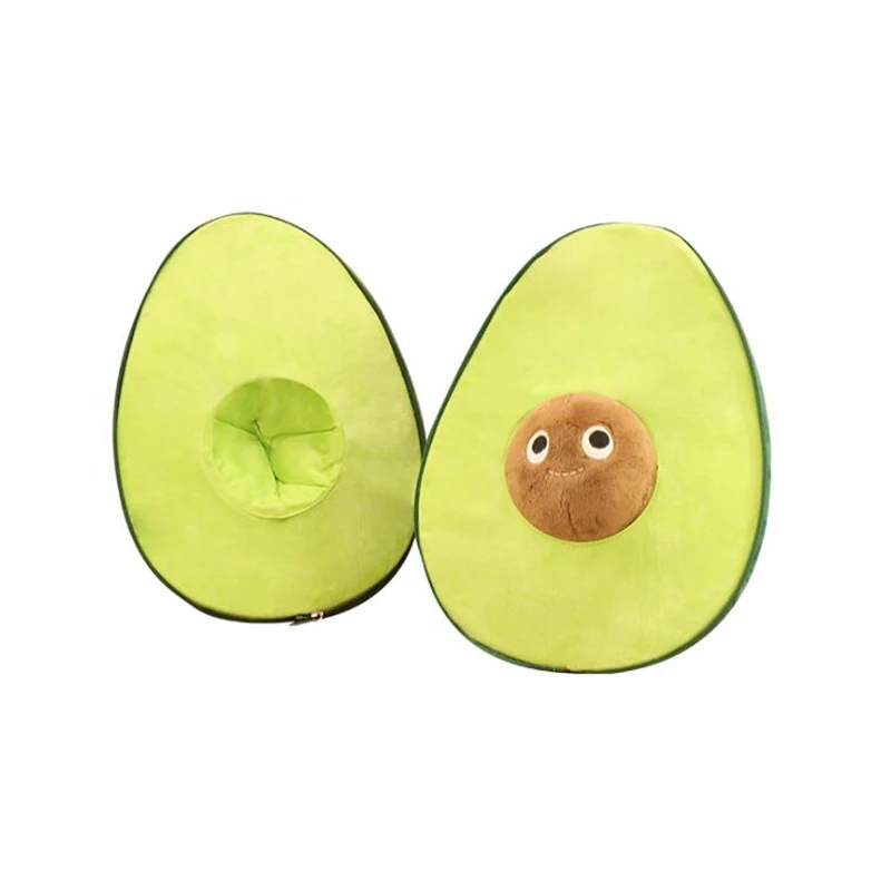 30cm Lovely Avocado Stuffed Plush Toys Filled Comfort Doll Kids Soft Sofa Cushion Cartoon Fruit Pillow Girls Boys Children Gifts