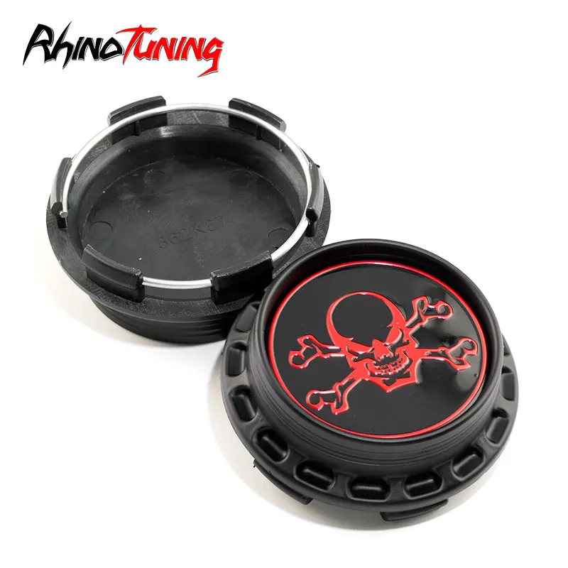 Dostrojenie nosorożca 1 szt. Kołpaki środkowe 67mm(2.64in) 62mm(2.44in) osłona maski nadające się do felgi samochodowe kół wyścigowych XXR niszowych Volk