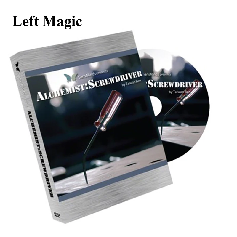 Alchemist: Screw Driver (2 Gimmicks And Dvd) - Magic Tricks For Adults,Stage Magic Illusions,Magic Show Kit