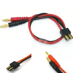 4.0mm Banana Plug to TRX Male Connector Adaptor Cable 35cm Long for Lipo Battery Balance Charging