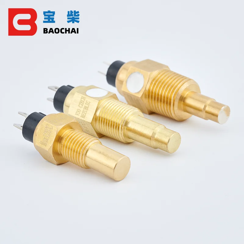 VDO 1/2 NPT 21mm Thread Diesel Engine Oil Temperature Sensor Water Temperature Sensor for Generator Set