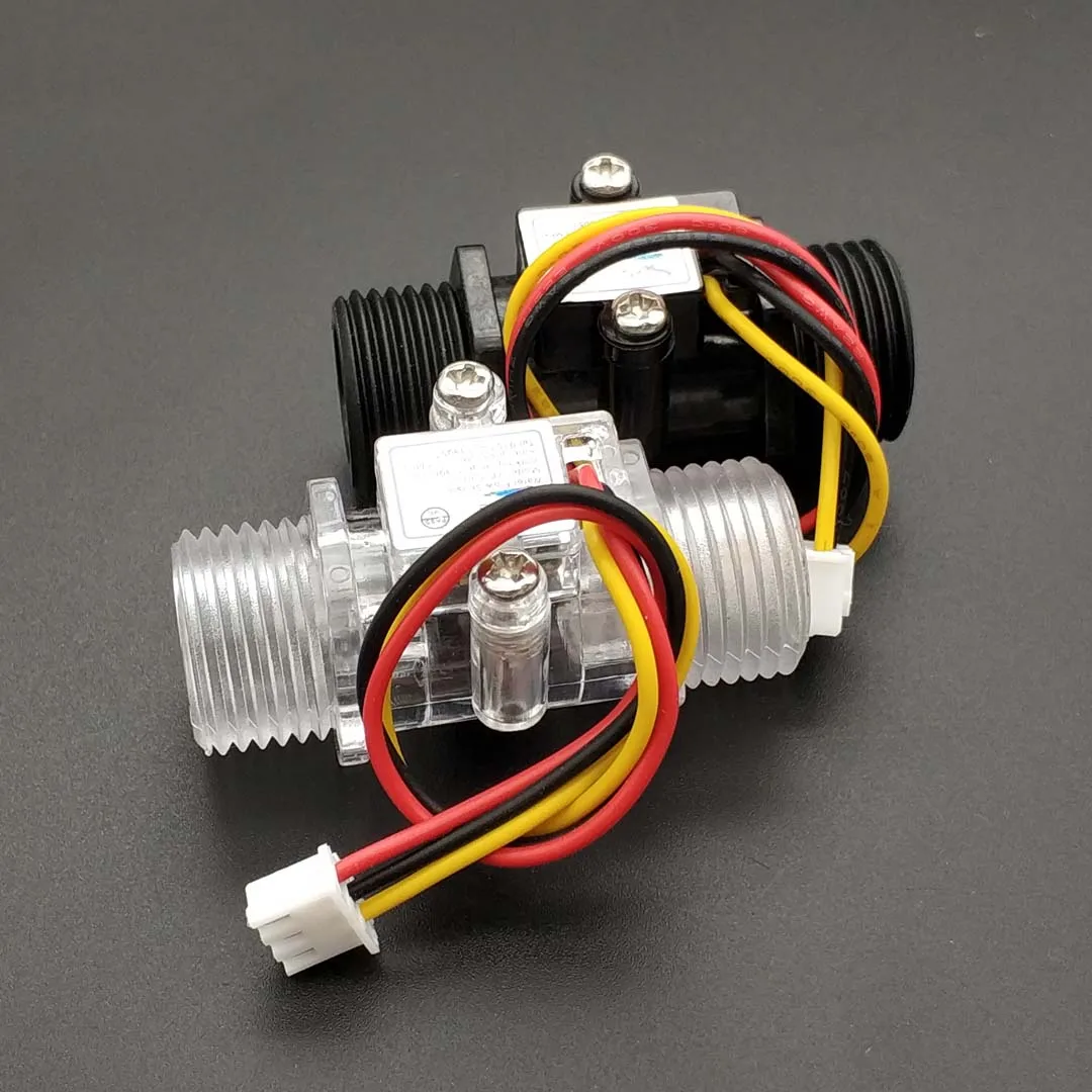 تدفق المياه متر مقياس الجريان قاعة تدفق الاستشعار مؤشر عداد Caudalimetro G1/2 0.5-25L/دقيقة 1.2MPa F = 6 * Q تدفق الاستشعار