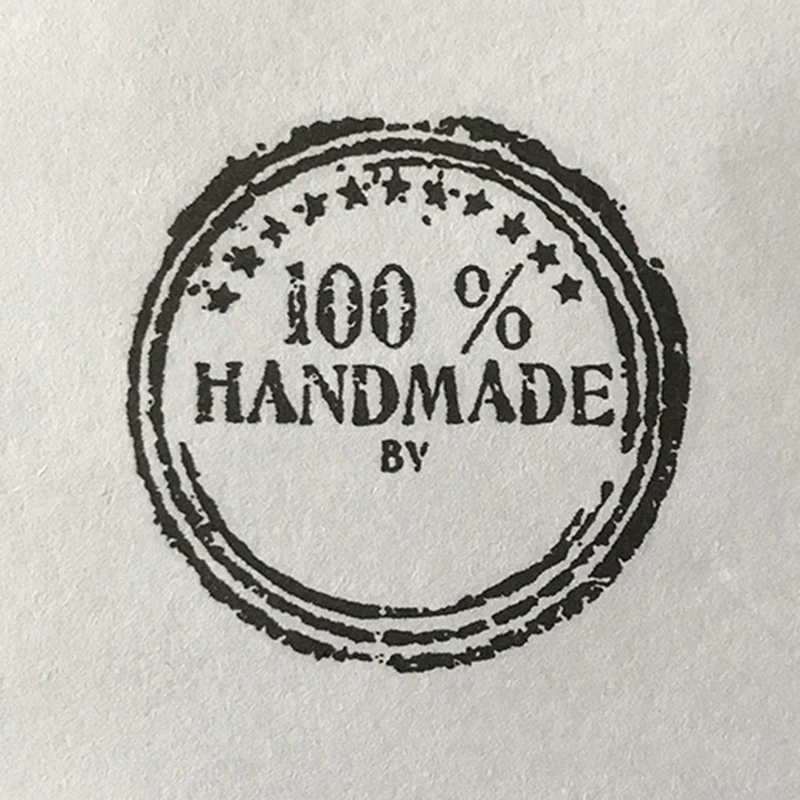 100 percent handmade by Transparent Clear Silicone Stamp/Seal for DIY scrapbooking/photo album Decorative clear stamp