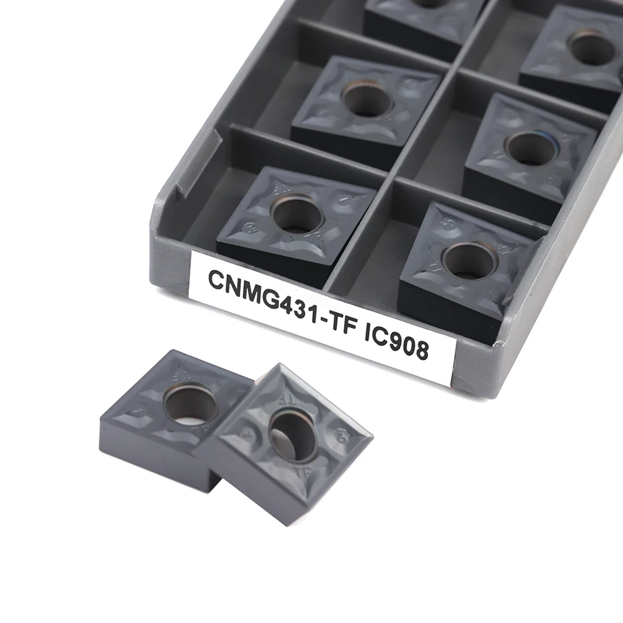 

Инструмент для обработки покрытий PVD, CNMG120404 TF, IC907, CNMG120408, TF, IC908, для токарного станка с ЧПУ