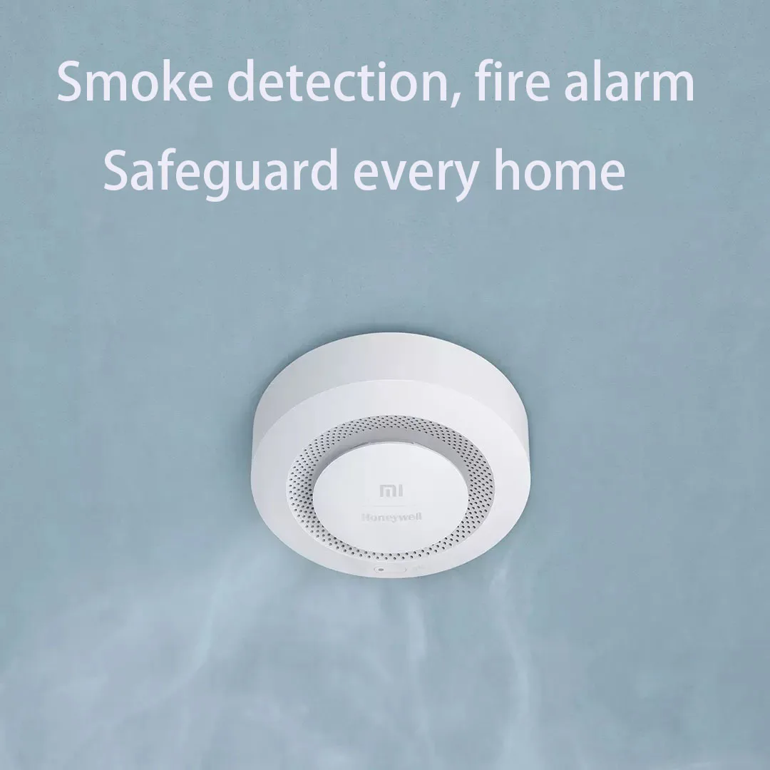 Xiaomi mi sensor de fumaça, guarda de incêndio de monóxido de carbono, lembrete remoto, smart connect, zigbee, gateway detector mi home, novo