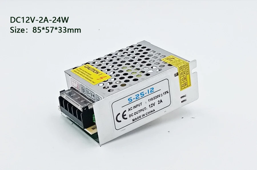 Zasilacz prądu zmiennego 12 V 1A 2A 3A 5A 10A 15A 20A 30A Fonte 500W 12 V 220V transformator zasilacz LED 12 V 12 V Volt SMPS Mean Well