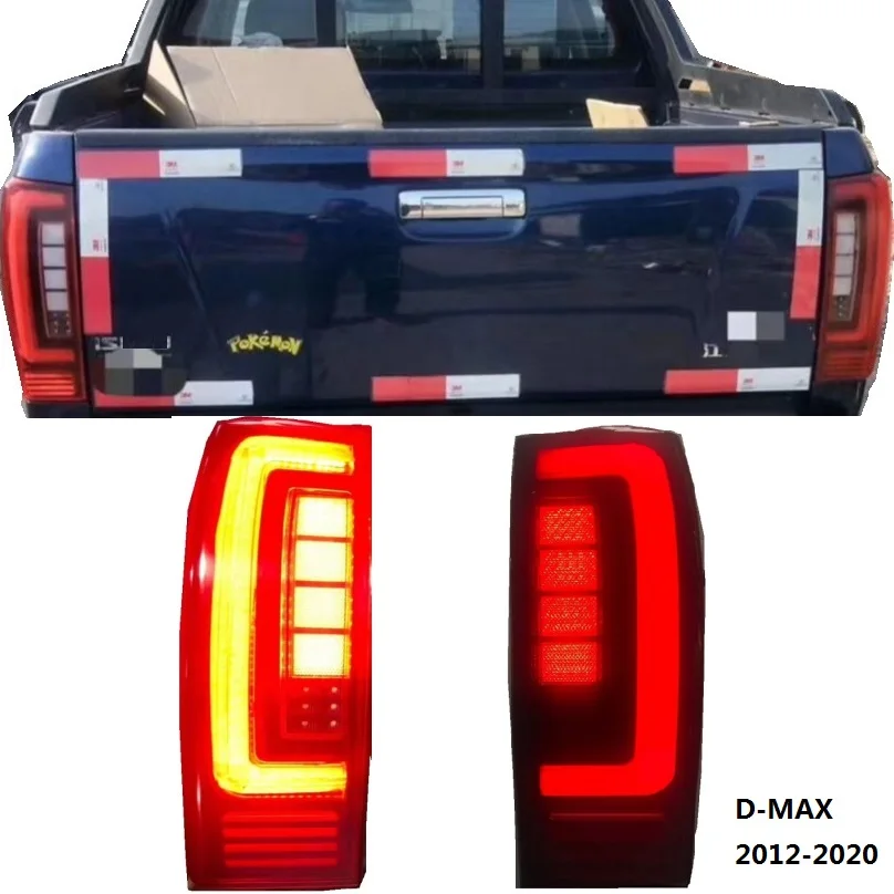 

D-max Rear Lights 2012 2013 2014 2015 2016 2017 2018 2019 2020 Fit For Isuzu D-max Dmax Led Tail Lamps Rear Brake Lights 1pcs