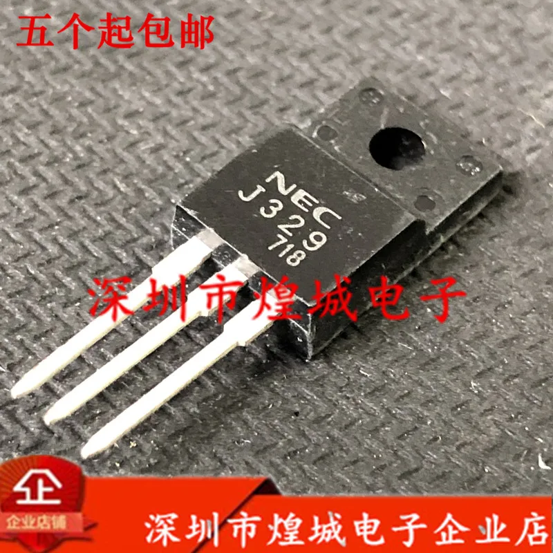 10PCS/Lot   J329 2SJ329 TO-220F  TO-220F -60V -15A