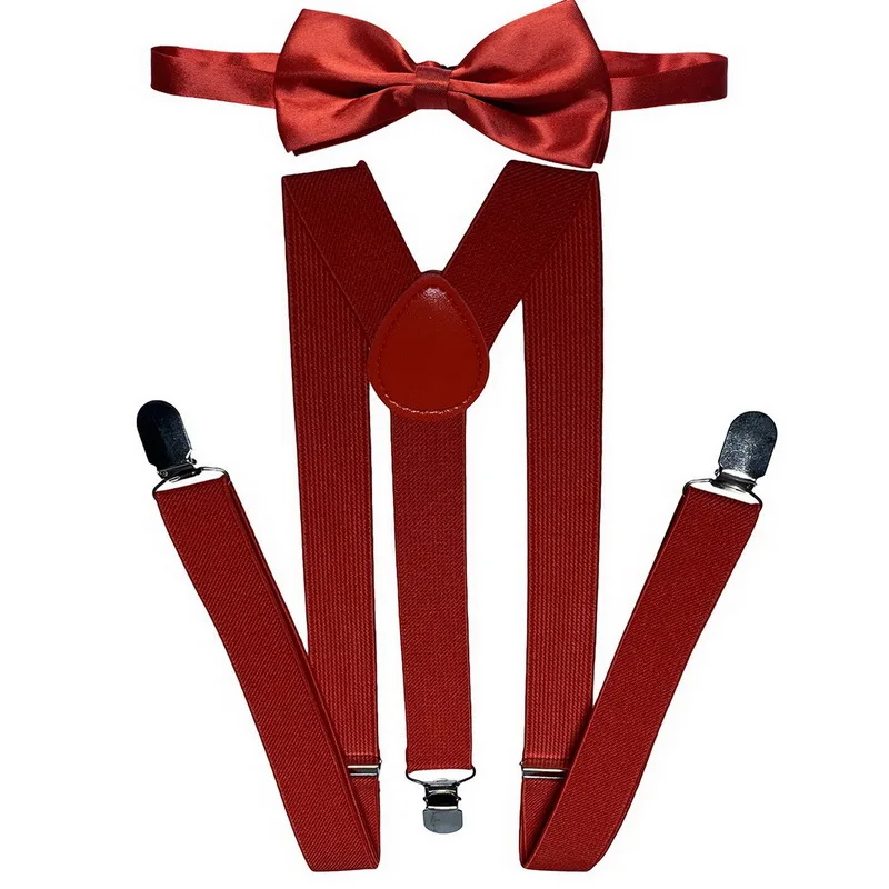 Men Women Sequin Suspenders Elastic Y Back Style  Metal Clips Bow Tie Pant  Tuxedo Braces Jazz Hats  Cosplay  Halloween Costume