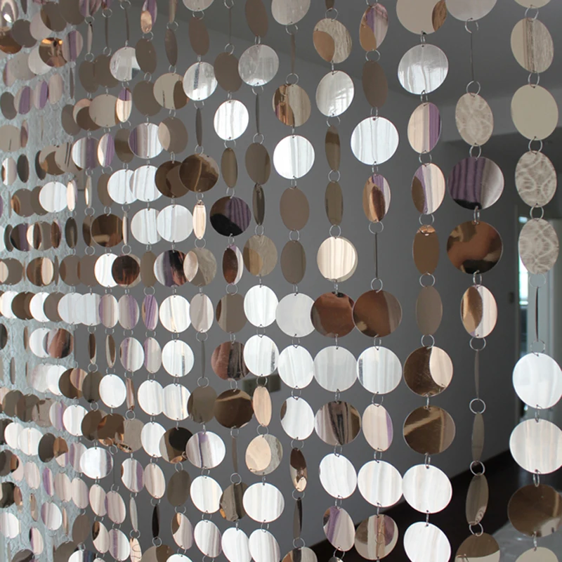 10 strips / PVC sequins curtain Interior Wedding Decoration curtains Festival party supplies stage background
