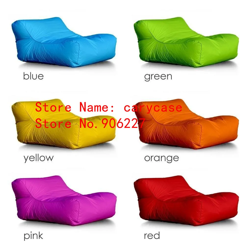 UV resistant Waterproof Extra Large Pool Floats Adult Bean Bag Outdoor Lounger Chair, two people beanbag sofa