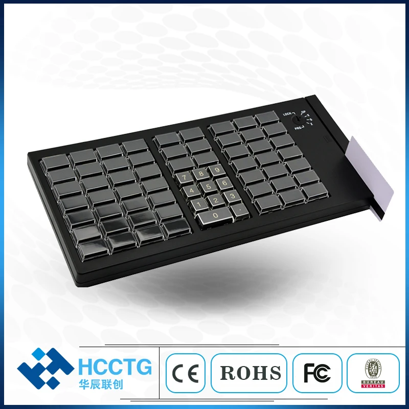 Imagem -03 - Teclado Programável com Módulo Opcional do Leitor de Cartão Usb Relação Ps2 Kb66 66 Chaves Venda Quente