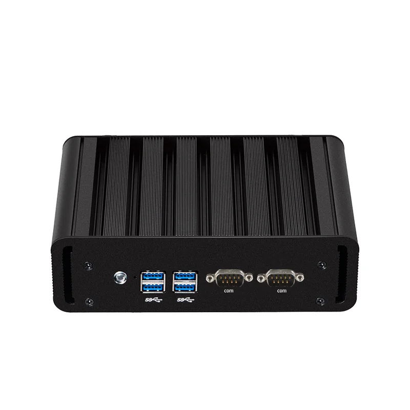 DongCoh bez wentylatora Mini PC I3 4005U 5005U I5 5200U I7 5500U podwójny RS232 2 * Lan WIFI HD VGA 4 * USB komputer przemysłowy