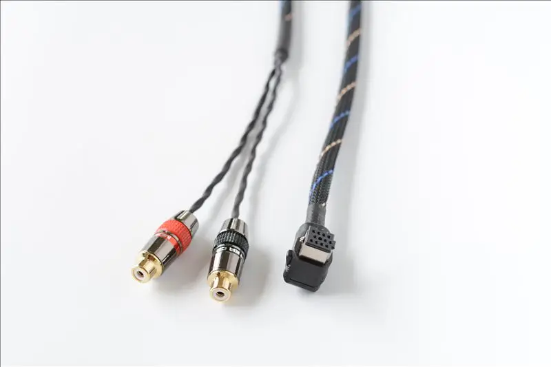 

Hifi Quality RCA aux Cable Adapter for Pioneer Radio music mp3 input