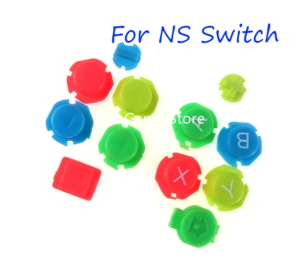 10 مجموعات لنينتندو سويتش NS ABXY اتجاهات مفاتيح أزرار عصا التحكم NX تحكم Joy-con/لوحدة تحكم Joy Con اليسرى اليمنى