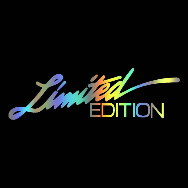 

CK20834# Various Sizes Die-Cut Vinyl Decal Limited Edition V3 Car Sticker Waterproof Auto Decors on Bumper Window Laptop