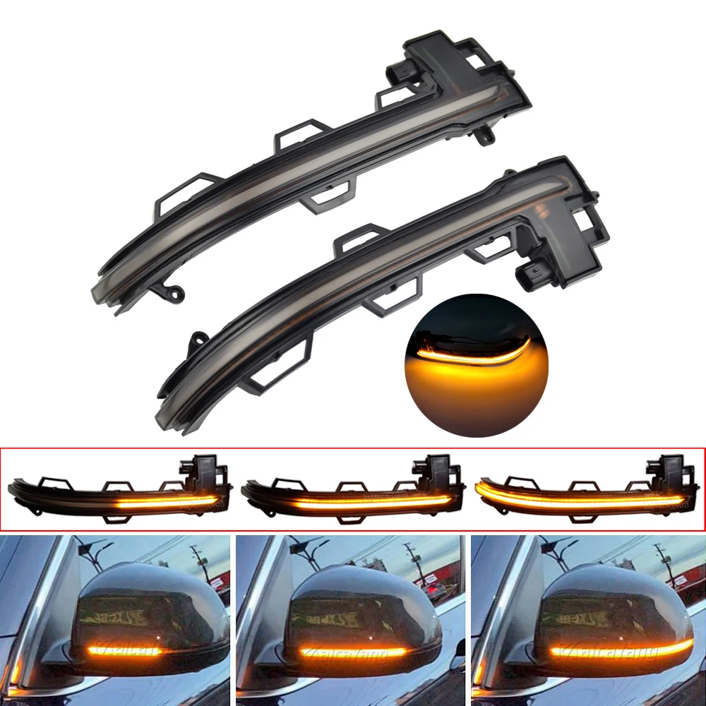 Dynamic Blinker Turn Signal LED Light For BMW X3 X4 X5 X6 F25 LCI F26 F15 F16 Rearview Mirror Indicator 2014 2015 2016 2017 2018