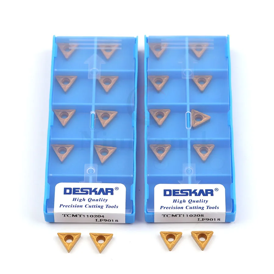 TCMT110204 TCMT110208 LF9018 High-quality external turning tool carbide inserts for CNC turning inserts， for steel processing