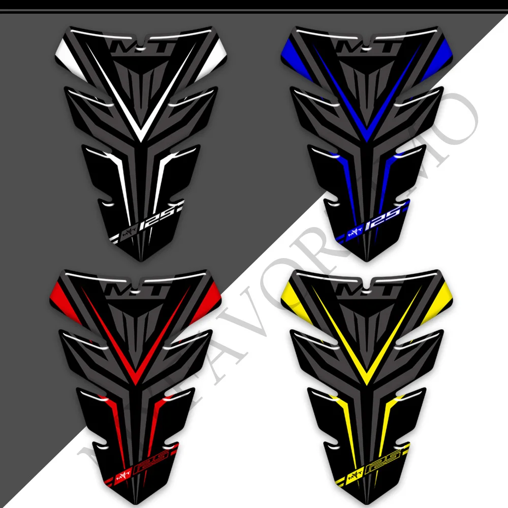 

For Yamaha MT-125 MT125 MT - 125 Tank Pad Protector Decal Stickers Emblem Badge Logo Side Fairing Symbol Protection Motorcycle