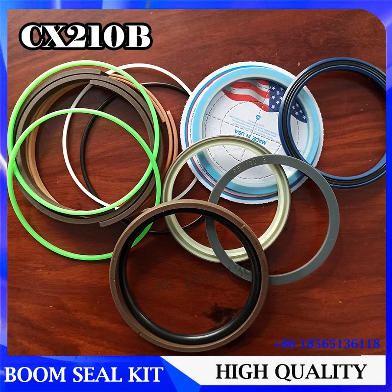 High Quality CX210B Excavator Boom Cylinder Seal Kit LZ010930 for 210B Hydraulic Repair Oil Seal