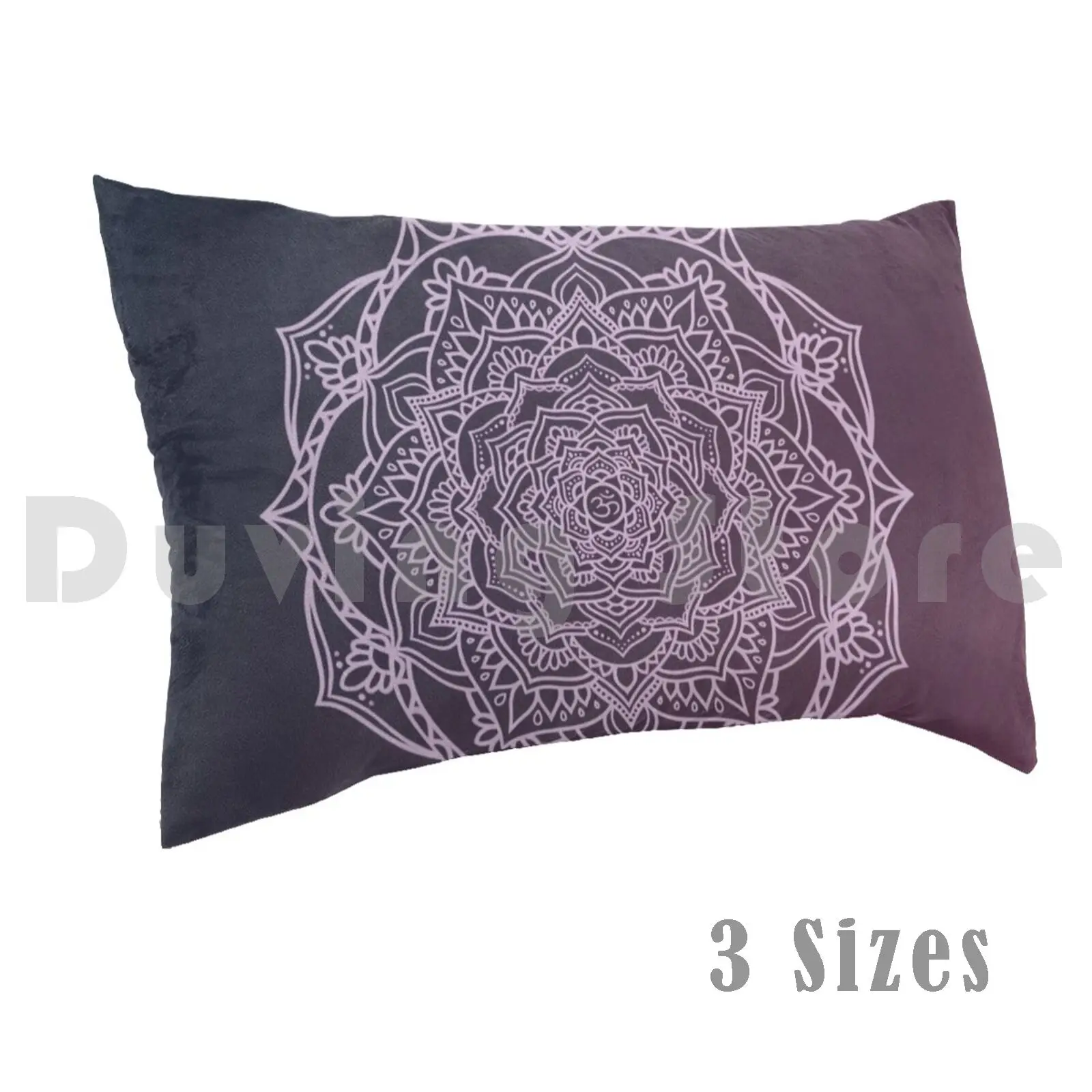 Mandala 2 Pillow Case DIY 50*70 Mandala Purple Om