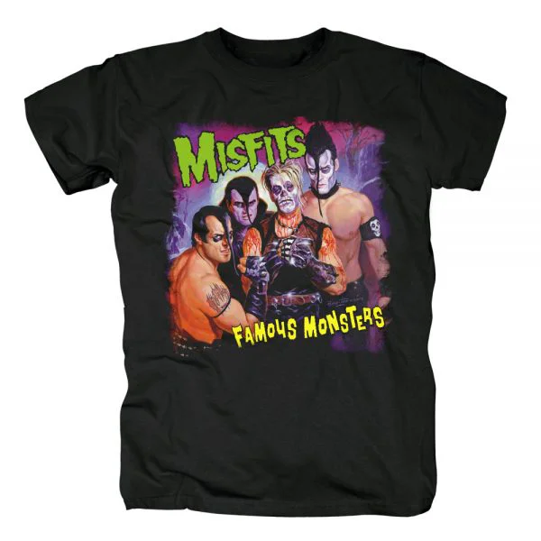 Футболка Misfits Famou s M onsters для мужчин и женщин, все размеры s M L 234XL LI835