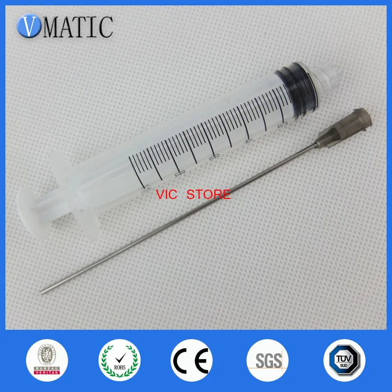 

Free Shipping 10ml/10cc Luer Lock Dispensing Syringes With 16G Blunt Tip Needles 9.5cm Tubing Length 95mm Dispensing Needles