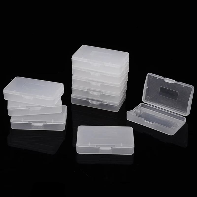 500PCS Clear Plastic Game Cards Cartridge Case Dust Cover Box For Nintend Game Boy Advance For GBA