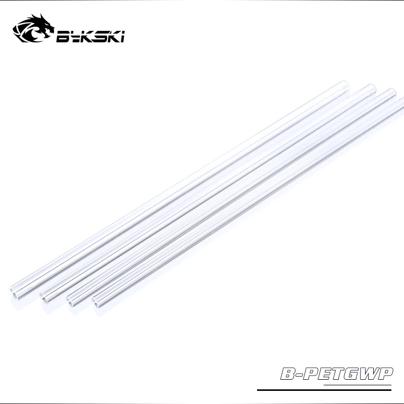 BYKSKI 4PCS/Lot Hard /PMMA / PETG Acrylic Tube Transparent Rigid Pipe ( OD12mm / OD14mm / OD16mm ) + 2mm Thickness + 50cm Length