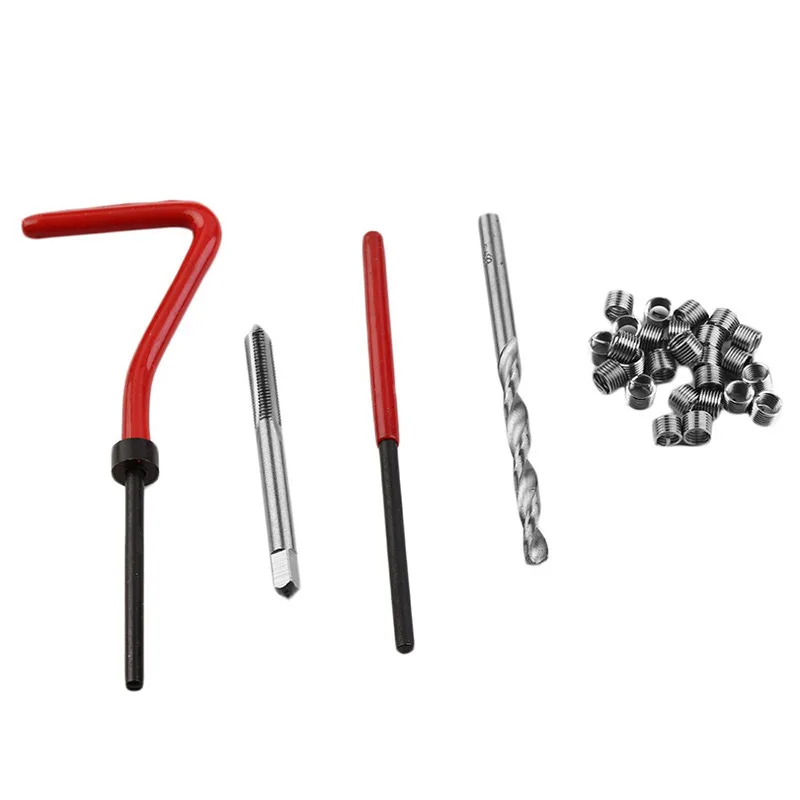 131pcs Professional Car Repair Tools Thread Repair Tool Kit Threaded Tap Restoring Assembly