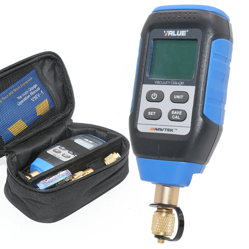 Value VMV-1 Intelligent Digital Vacuum Gauge Laboratory Refrigeration System Tool Vacuum Inspection  0-10000P