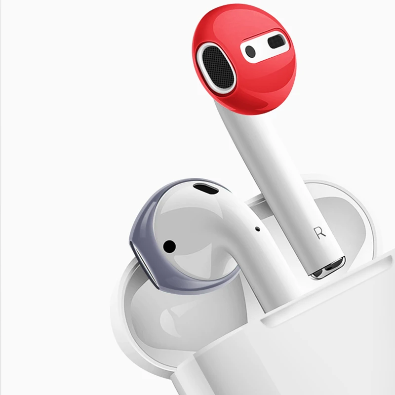 10/5/1Pairs Voor Apple Airpods 2/1 Silicone Beschermende Covers Skin Case Oorkussen Voor Airpod 1/2 Oor cover Tips Accessoires