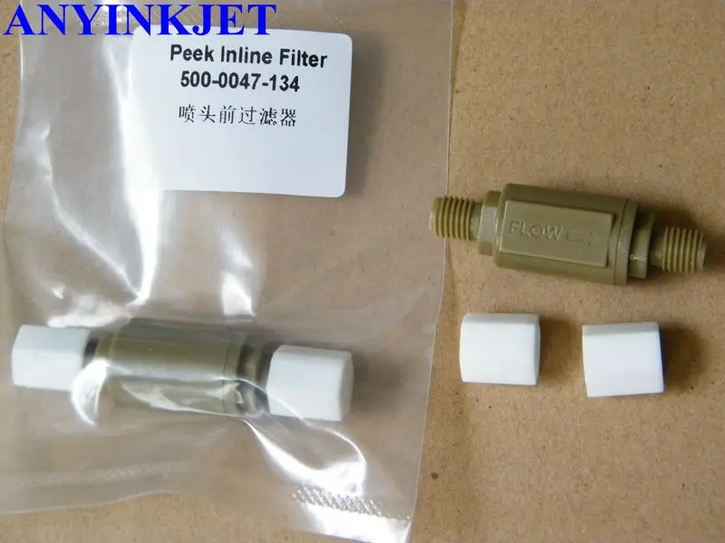 For Willett head filter willett peek inline filter 500-0047-134 for Willett 400 series Continious Ink Jet Coding Printer