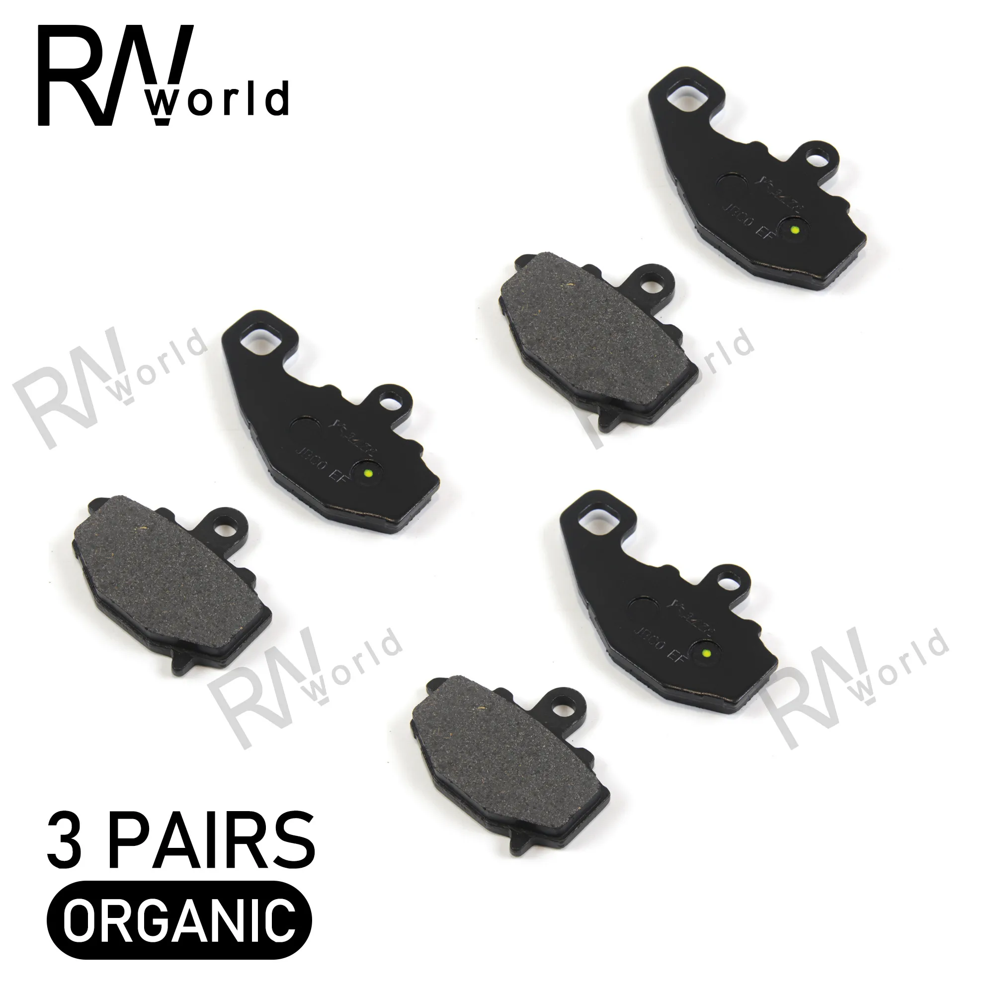 For KAWASAKI ZX10R 2004-2010 Motorcycle Rear Brake Disc Pad Parts Pads Kit Set Brand New Z1000  ZR 1000 A1 A2 A3 2003 2004 2005