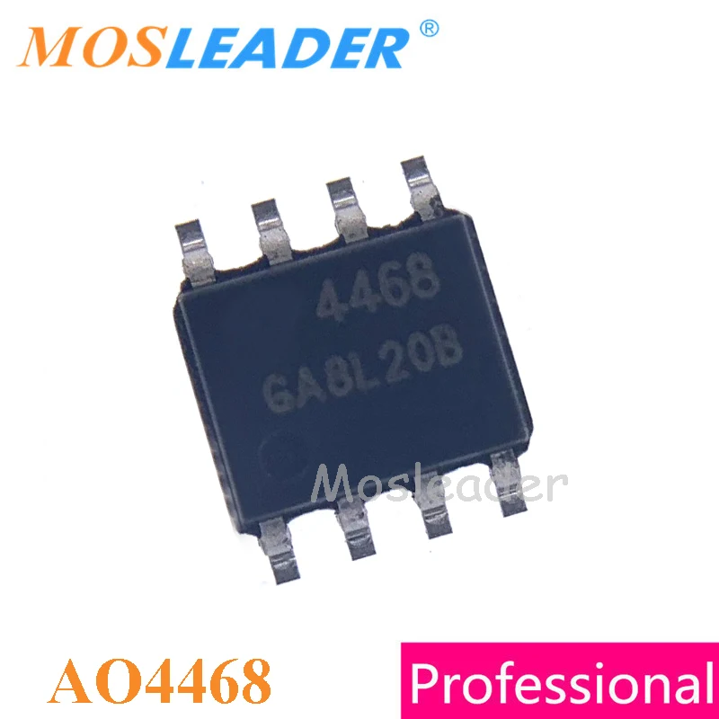 

Mosleader Mosfet AO4468 SOP8 100PCS 1000PCS 30V 11.6A N-Channel 4468 SOIC8 High quality