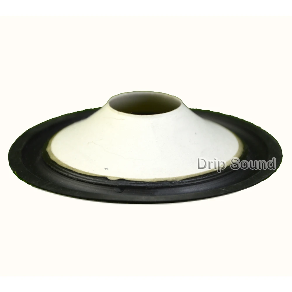 2pcs 4" inch Speaker Rubber Edge Drup Plastic Cone Basin Vibrating Diaphragm Woofer Repair Parts OD100mm/3.97" ID25.5mm/1.00"