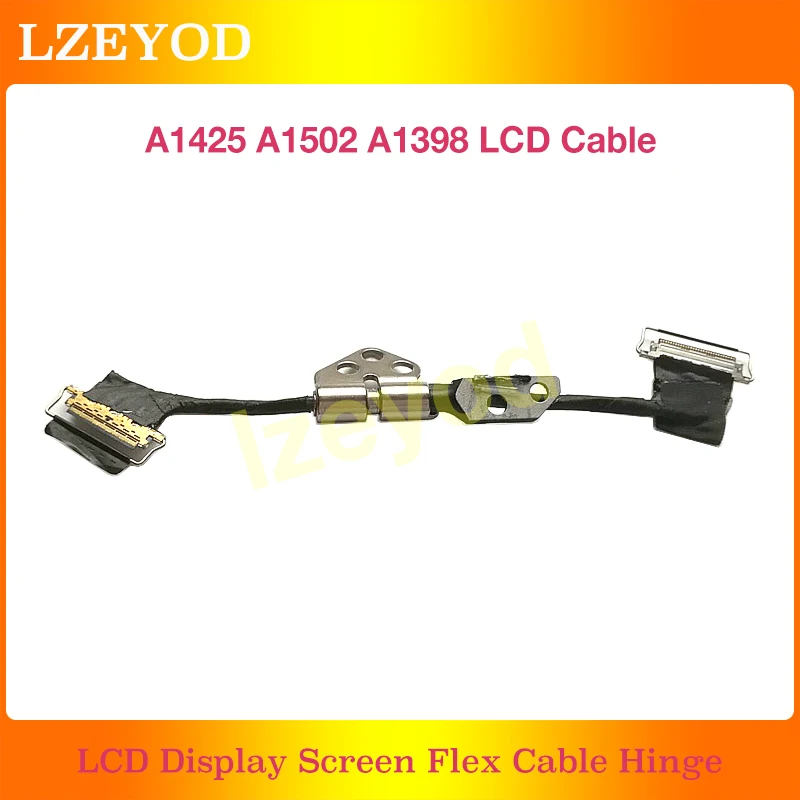 ทดสอบOriginal A1502จอแสดงผลLCD LED LVDS Screen Flex Cable + บานพับสำหรับMacBook Pro Retina 13 "15" 2012-2015 A1398 A1425 A1502