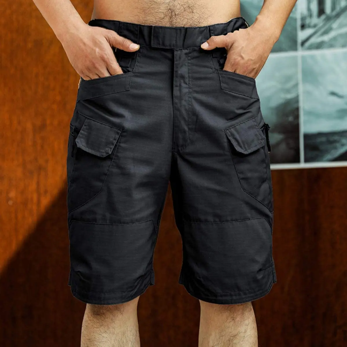 Shorts hommes urbain militaire imperméable Cargo tactique Shorts mâle extérieur camouflage respirant séchage rapide pantalon été décontracté Shorts