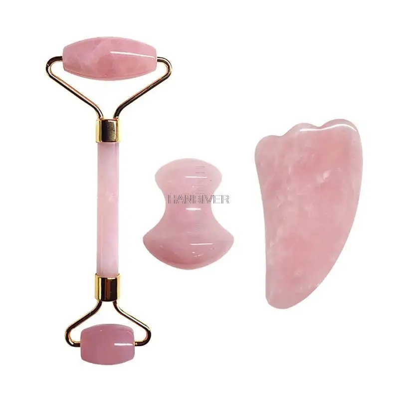 Jade roller massage stick beauty jade roller scraping board body massager massage ball