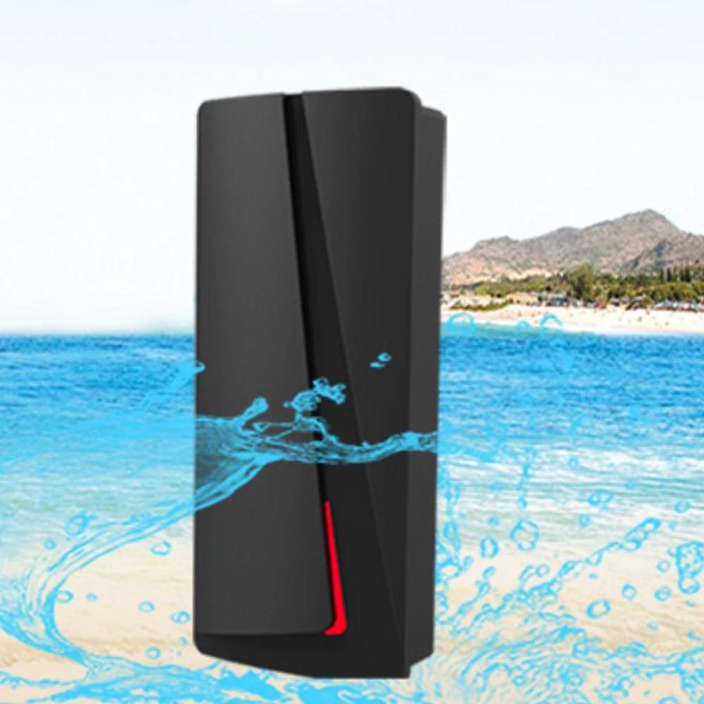 Rfid Card Reader Access Control Card Reader IP68 Waterproof 125Khz 13.56Mhz black reader wiegand output input