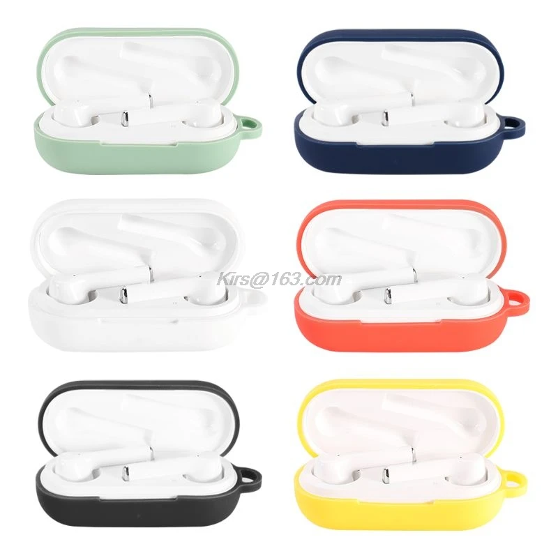Anti-fall Earphone Case Silicone Protective Cover Shell for Huawei Freebuds Pro Wireless Bluetooth-compatible Earphones