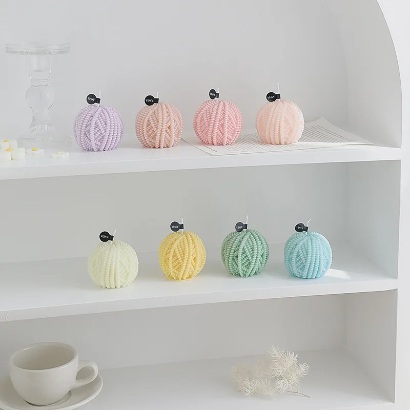 

Creative Diy Birthday Cake Candle Home Decoration Wedding Hand Gift Aromatherapy Yarn Ball Candle Box Set Ins Photo Props