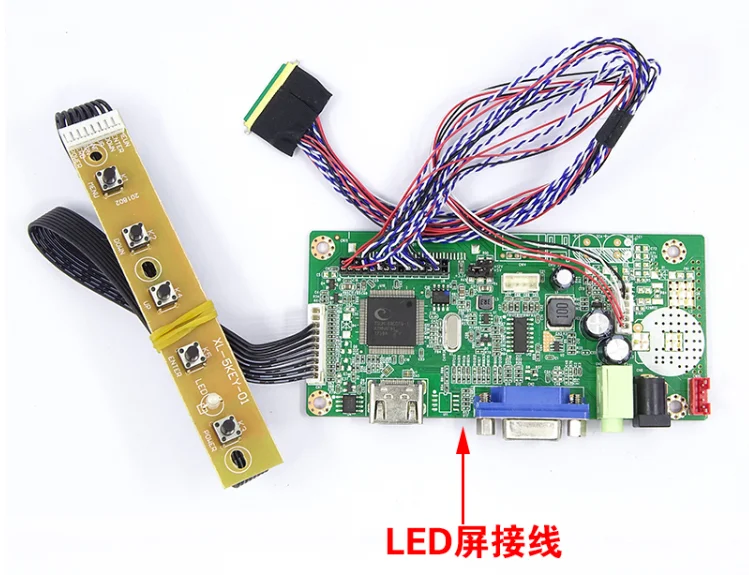 For LP156WH3 LED LCD Panel 1366X768 Metal alloy case box back cover +58C Controller board VGA HDMI-compatible kit