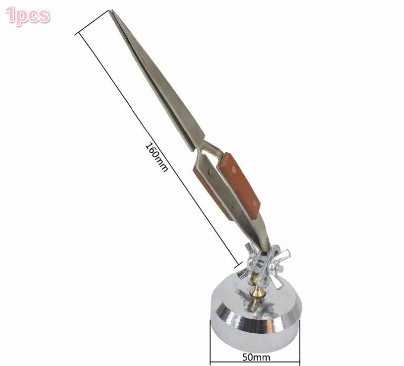 Rebound Jewelry Welding Tweezers Curved Straight Soldering Tweezer Jewelry Making Tools Repair locking pick