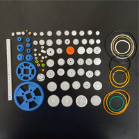 Plastic Gears Set DIY Assembly Toy Teeth Belt Worm Band Wheel Sector Crown Double shaft layer Helicopter Car Parts Dropshipping